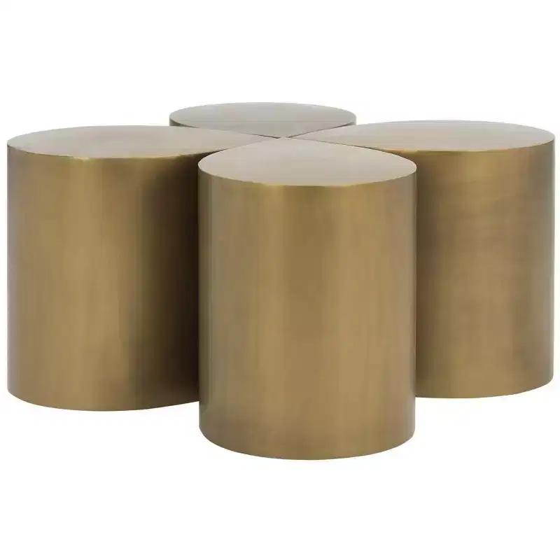 Tilly Coffee Table - Antique Brass - Safavieh