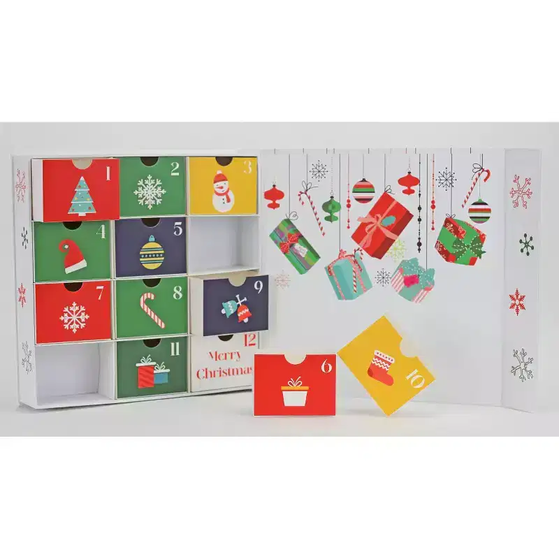 Midlee Reusable Advent Calendar - 12 Days of Christmas Gift