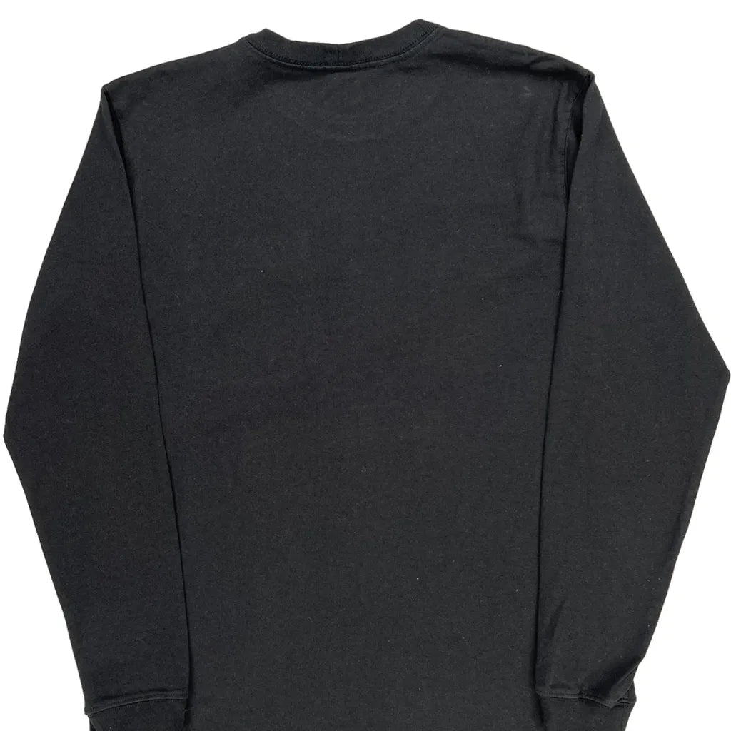Long Sleeve T-Shirt - Small Black Cotton
