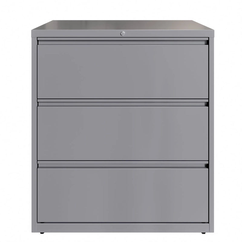 36-inch wide three-drawer chest of drawers, classic blue