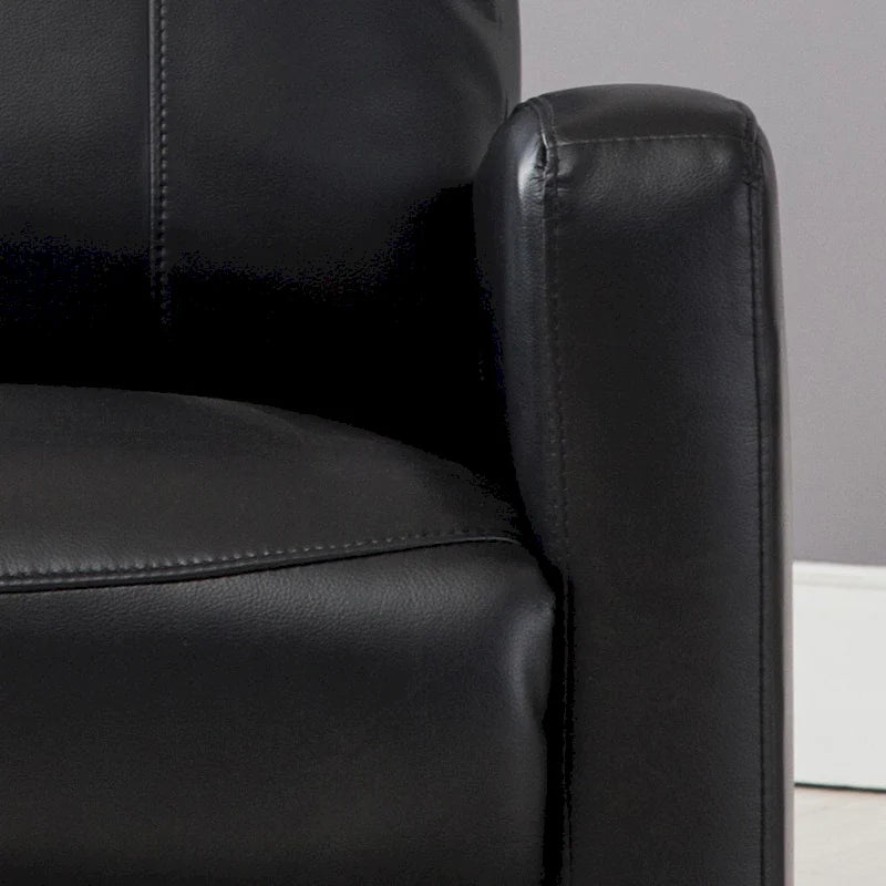 Modern Faux Leather Small Powered Reading Recliner