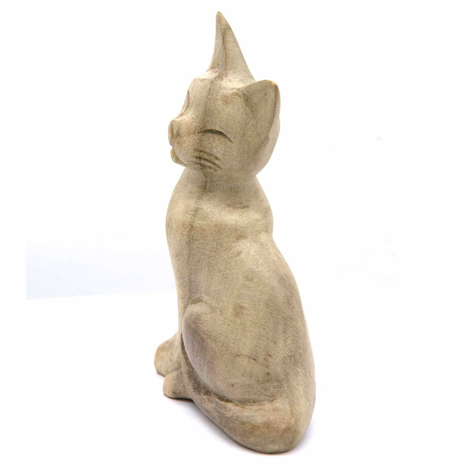 Sitting Cat Carving
