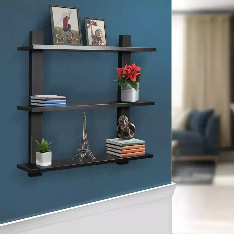 Sorbus 3 Tier Decorative Floating Wall Shelf - for Books, Trophies, Wall Decor, Kitchen, Living Room & Bathroom Decor