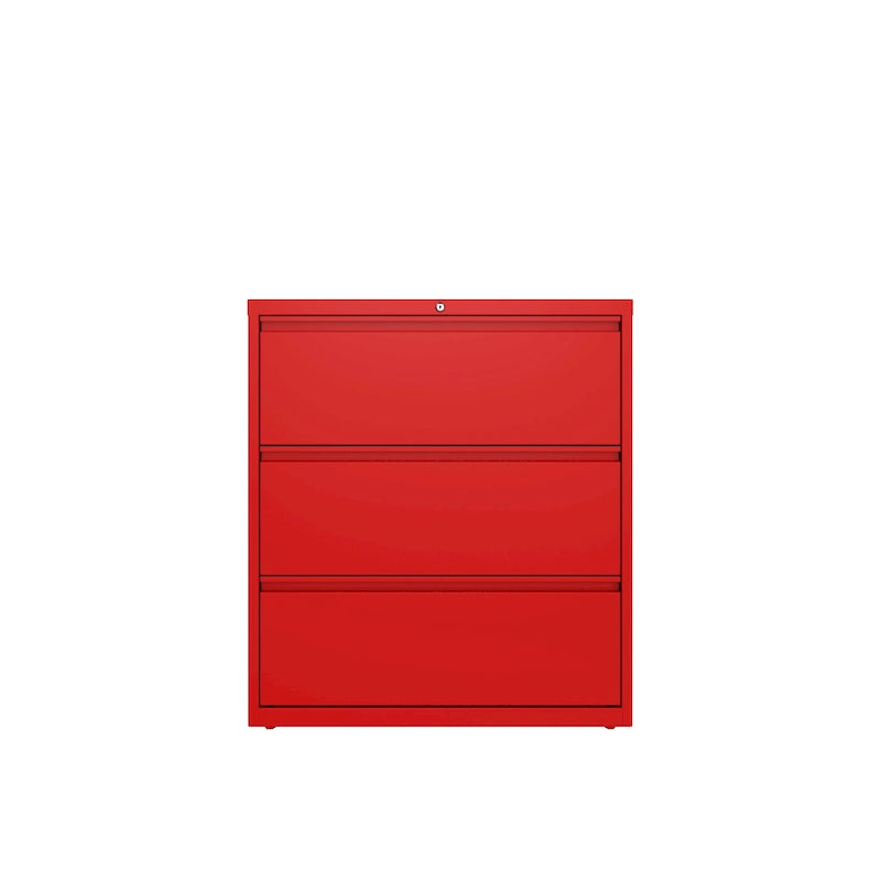 36-inch wide three-drawer chest of drawers, classic blue