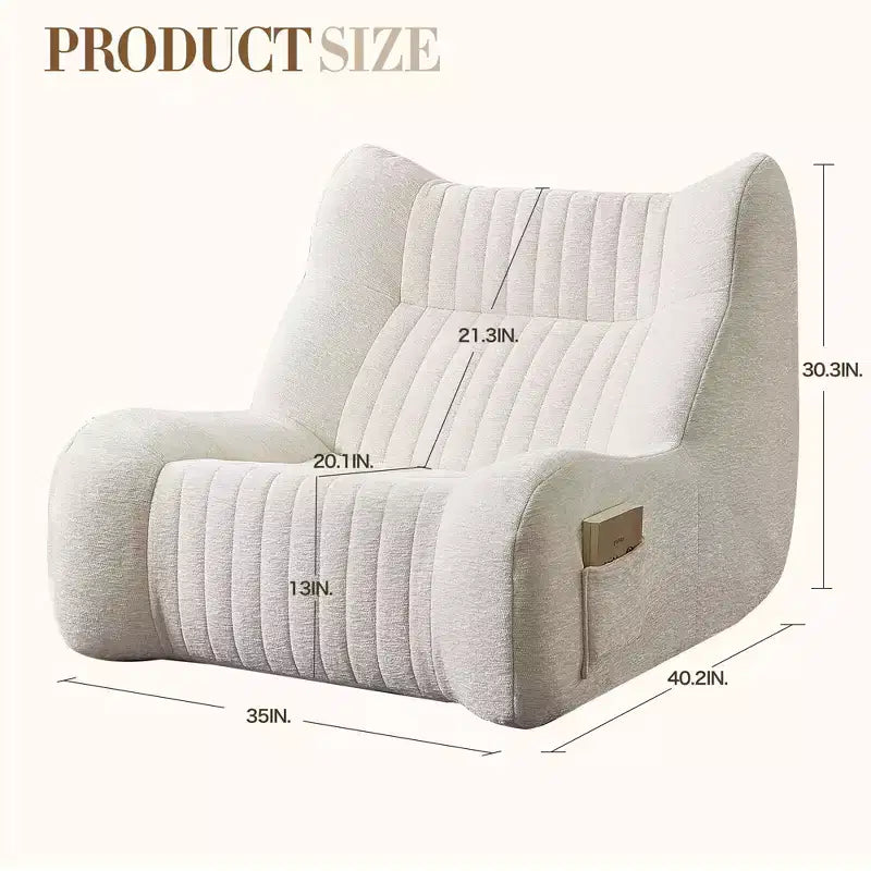Giant Bean Bag Chair with Arms