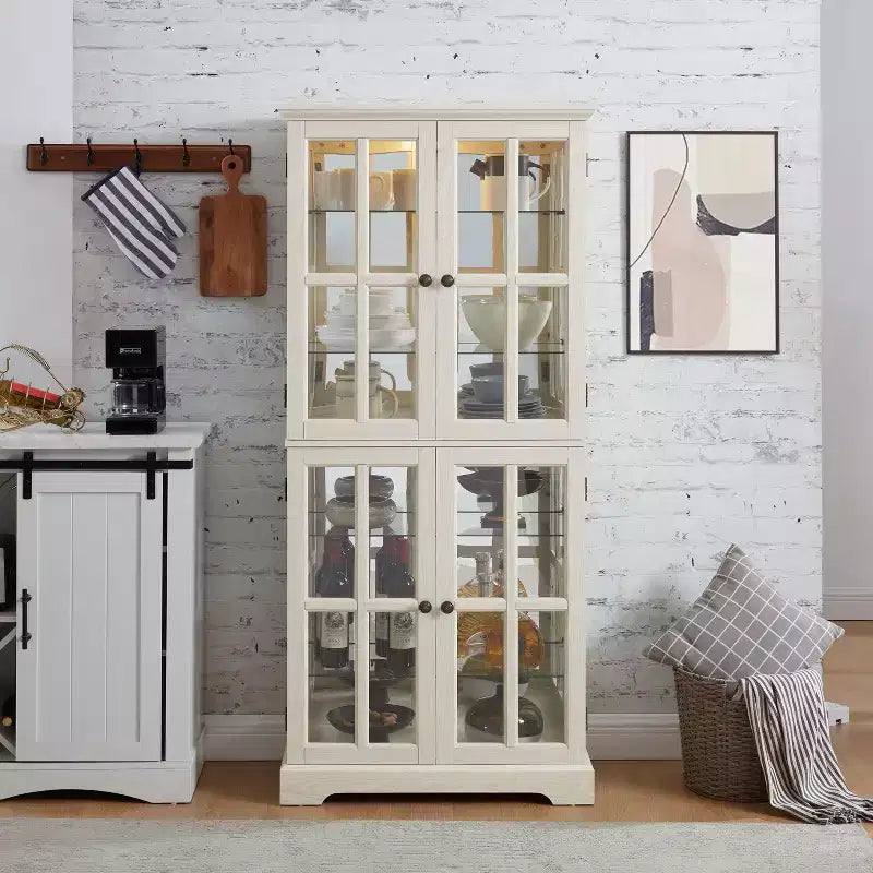 MAYEERTY Bathroom Countertop Cabinet Waterproof MDF 1 Door 1 Shelf Space-Saving