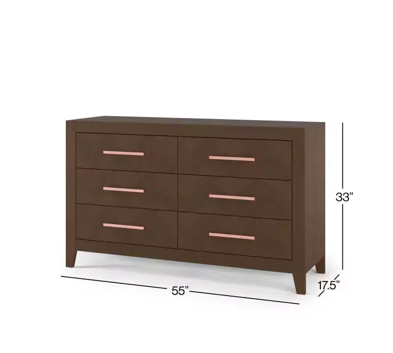 Child Craft Kieran 4-in-1 Convertible Crib, Double Dresser, Chest, and Nightstand 4-Piece Nursery Set
