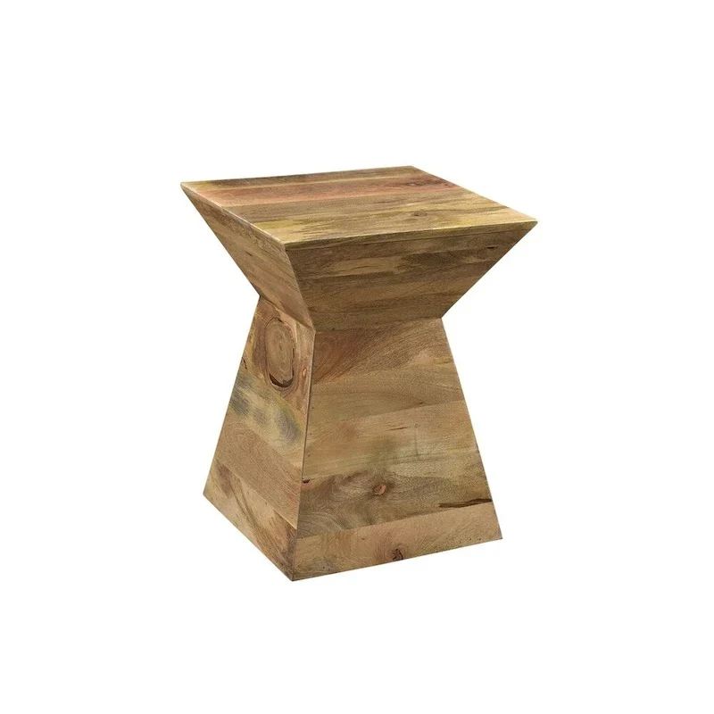 Wood Shaped Accent Table