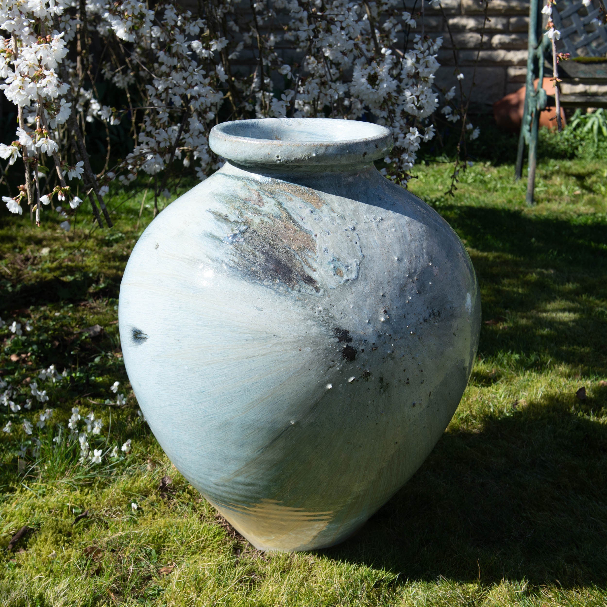 Celadon Ash Large Jar