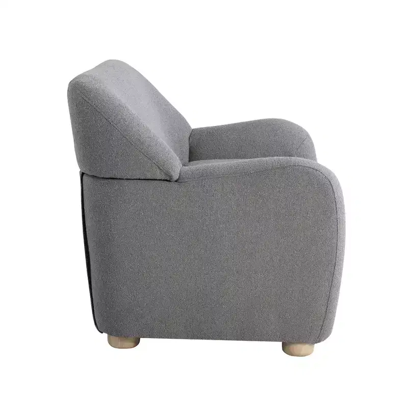 Lifestyle Solutions Jade Loveseat Gray Boucle