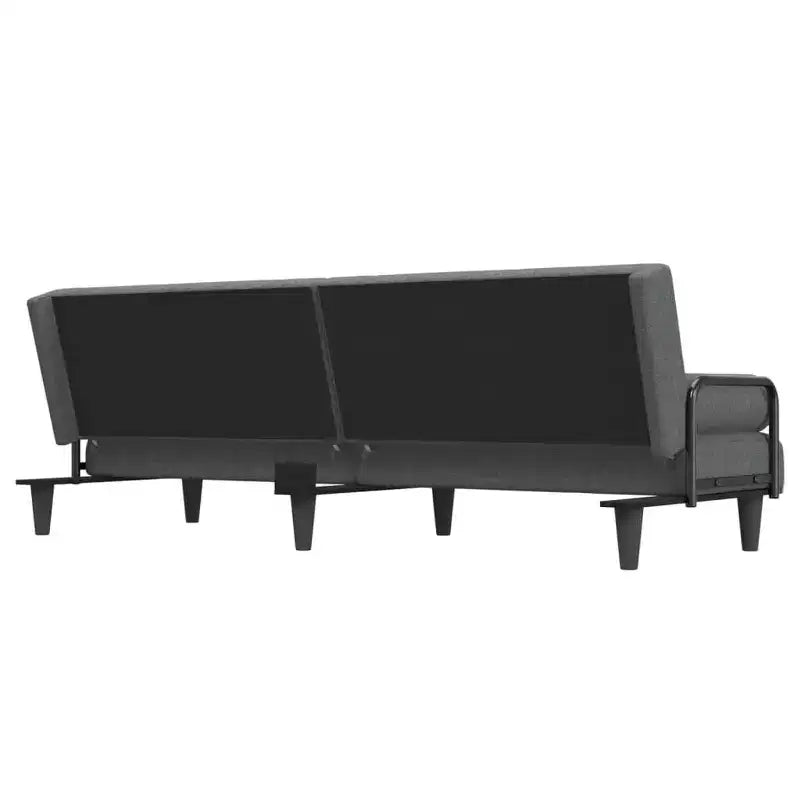 Sleeper Sofa with Armrests - Fabric Loveseat Recliner