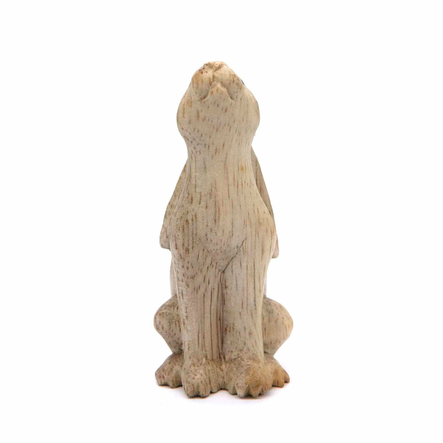 Moon Gazing Hare Carving
