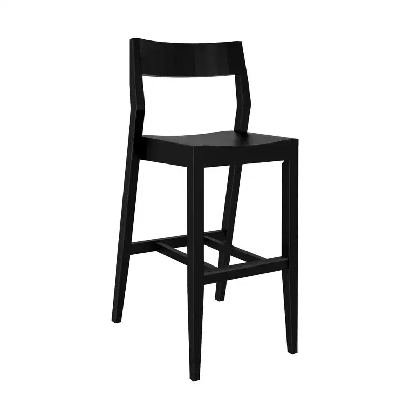 44 Solid Wood Counter Height Dining Chair for Kitchen Island and Breakfast Bar