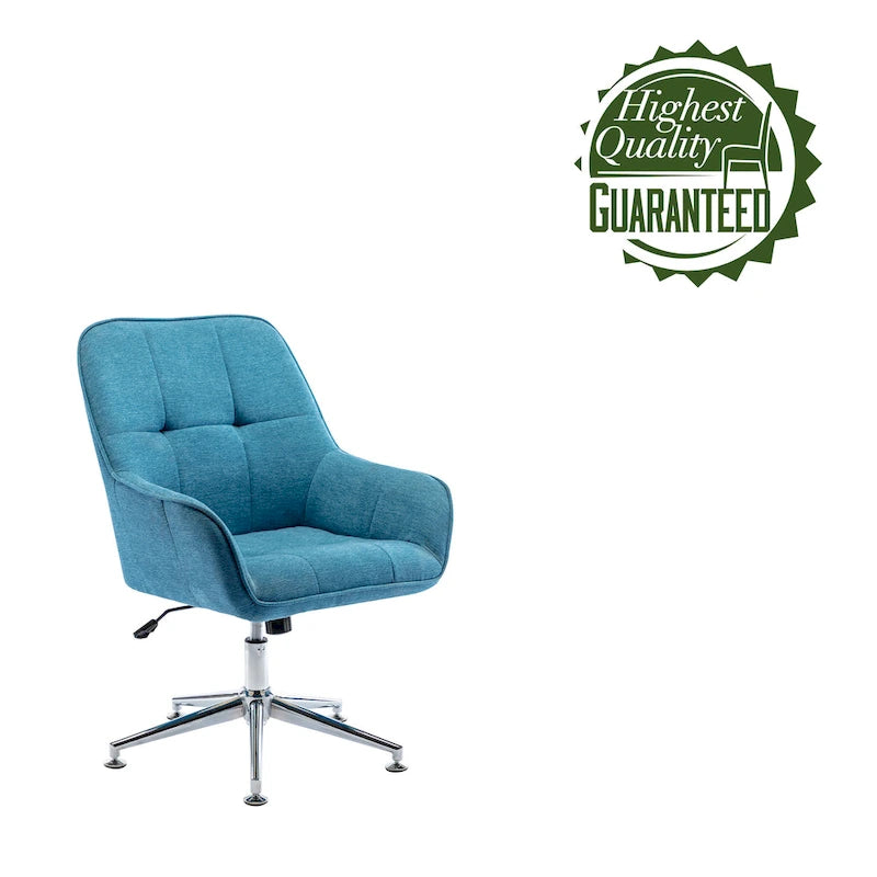 Home Office Chair with Arms, Height Adjustable