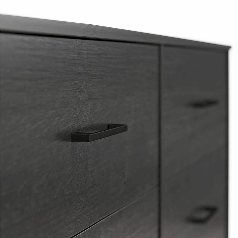 Wide 6-Drawer Dresser with Laminate Finish