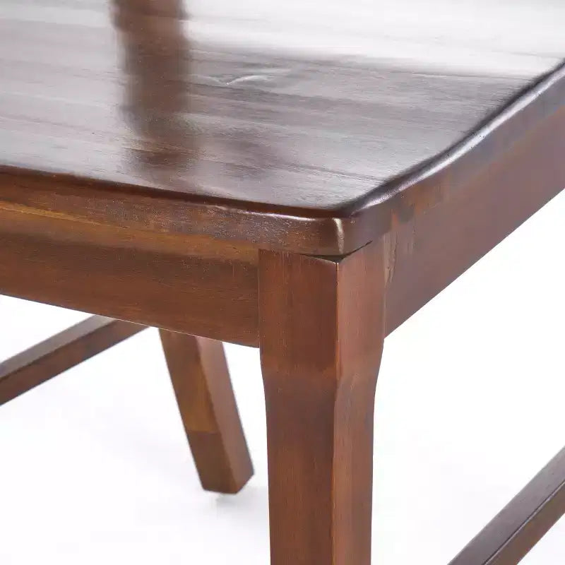 Christopher Knight Home Marseille Farmhouse Acacia Wood 7 Piece Dining Set with Rich Mahogany Chairs