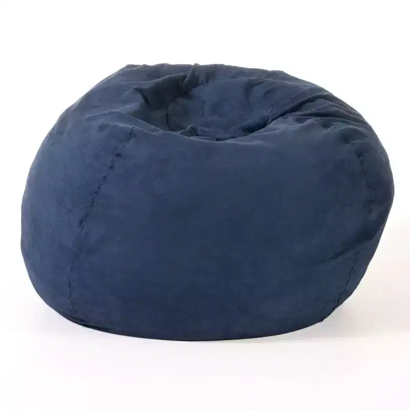 Okak Bean Bag Chair with Removable & Washable Microsuede Cover,Adults Lounger Beanbag Chair,Comfy Couch for Living Room Bedroom