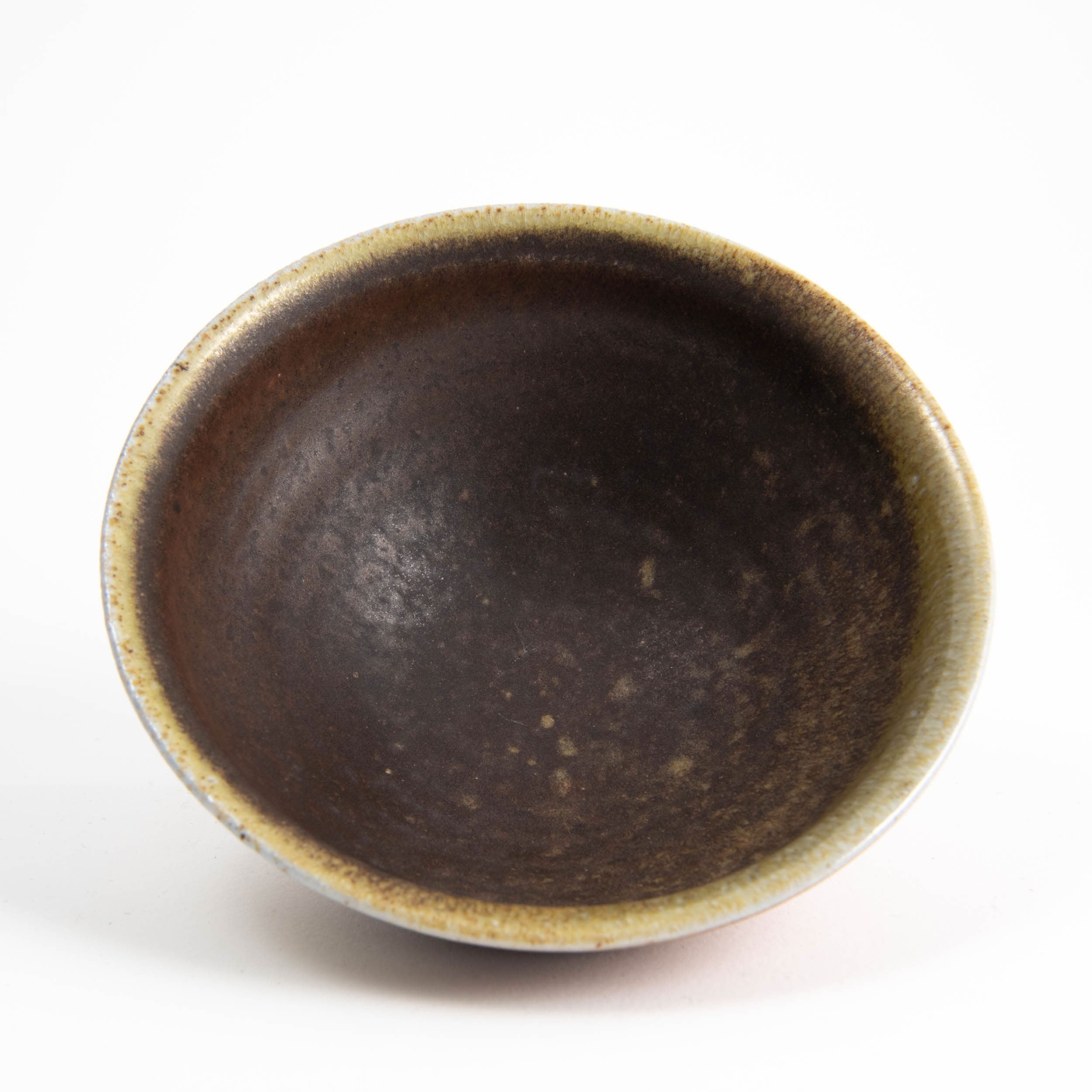 Red Shino Ash Small Footed Bowl
