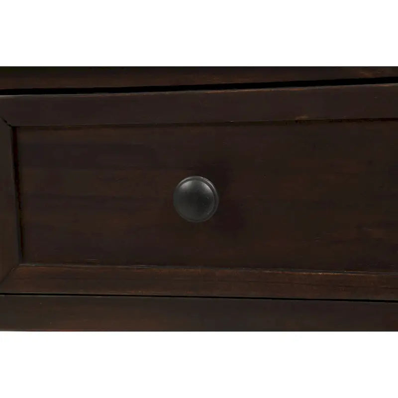 2-Drawer Console Table with Bottom Shelf
