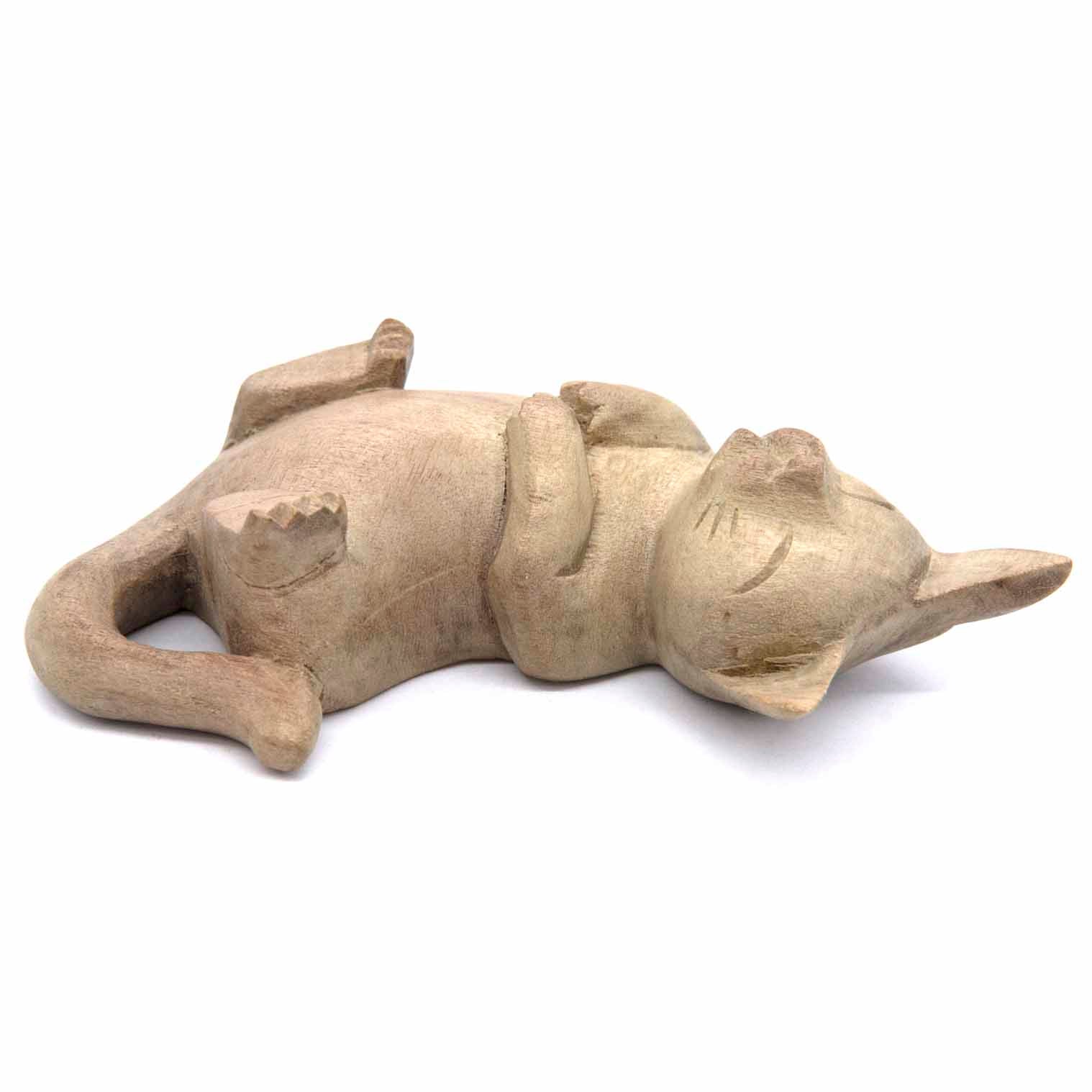 Playing Cat Carving