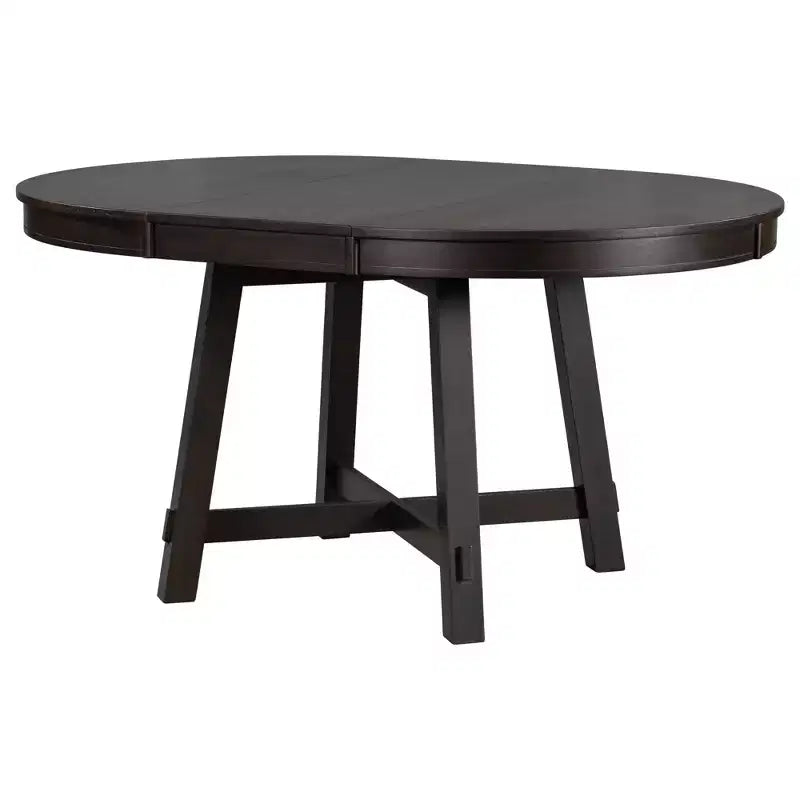 Farmhouse Dining Table with 4-Leg X-Shaped Base and 16
