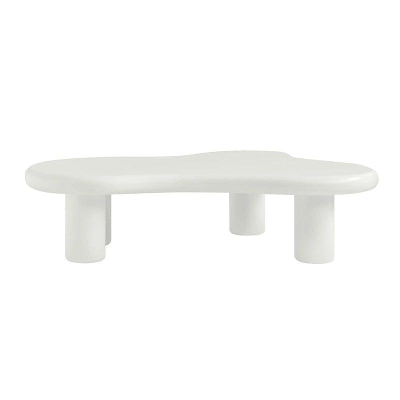 Irregular Cloud-Shape Modern Coffee Table with 4 Legs