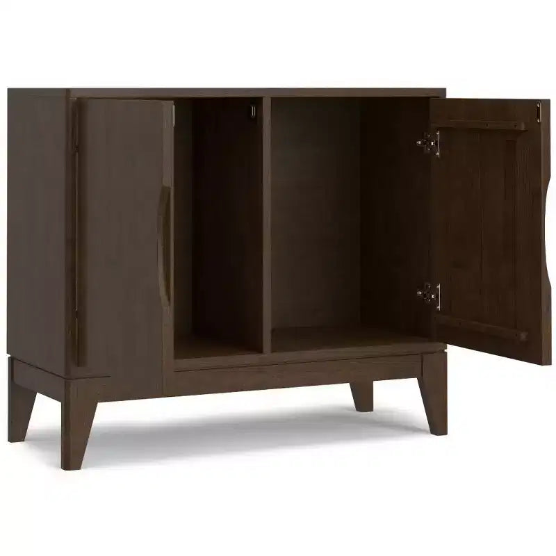 WyndenHall Pearson 2 Door Sideboard Buffet / Storage Cabinet Walnut Brown