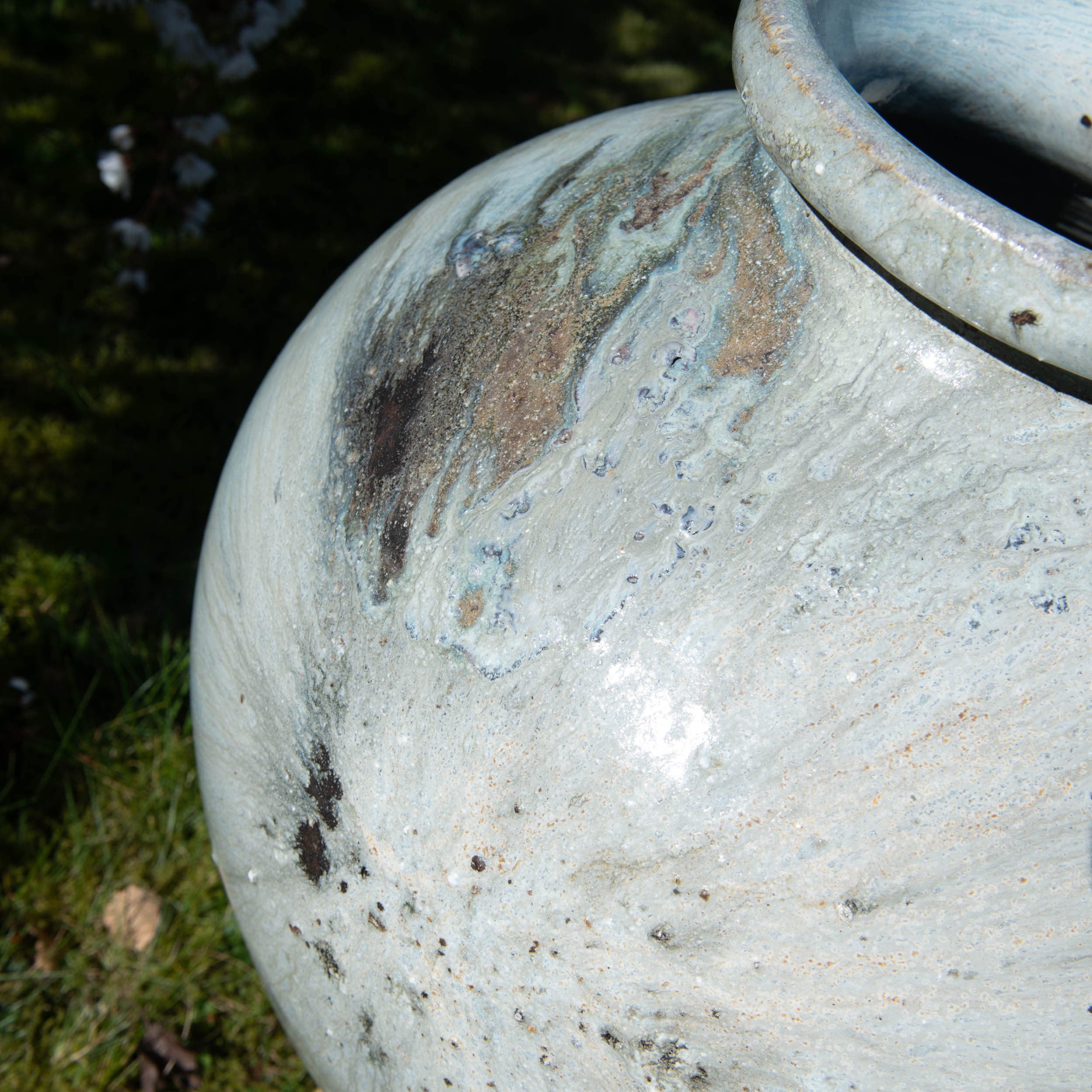 Celadon Ash Large Jar