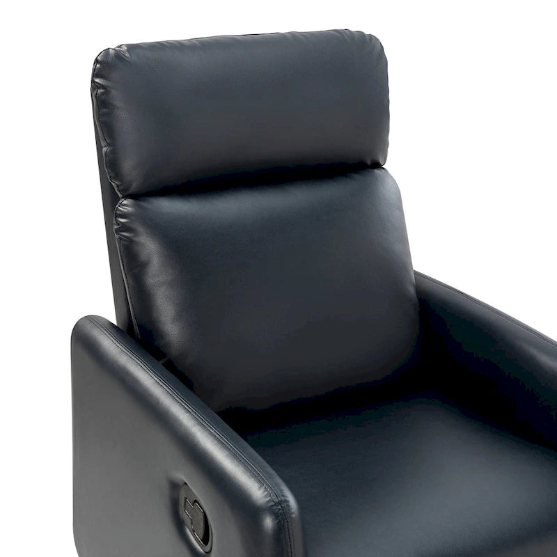 Manual Swivel Recliner with Metal Base