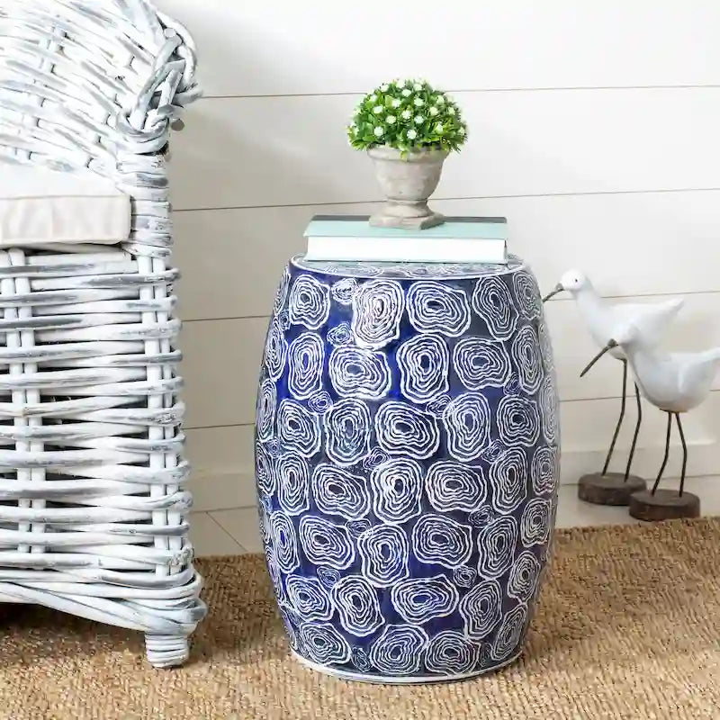SAFAVIEH Albertina Indoor / Outdoor Ceramic Decorative Garden Stool