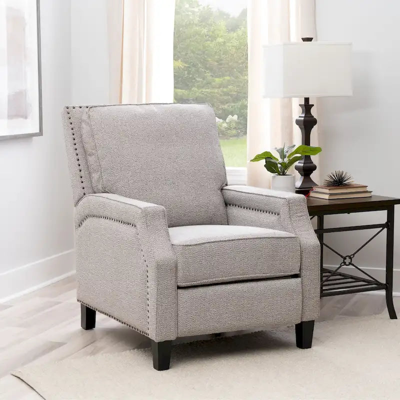 Upholstered Push Back Recliner