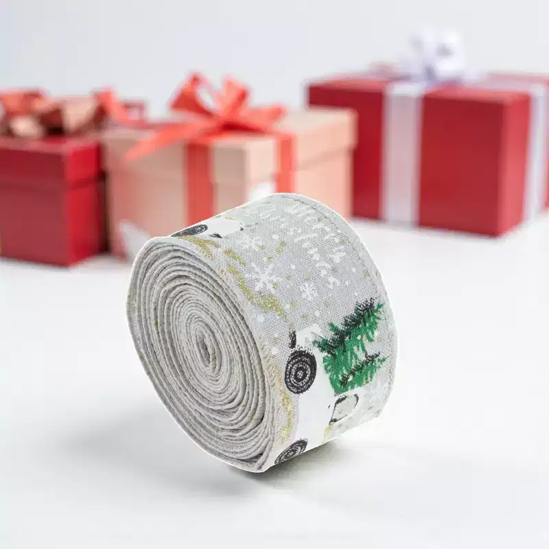 Unique Bargains Gift Wrap Ribbons Polyester Multicolor 118.11x1.97 1 Pc