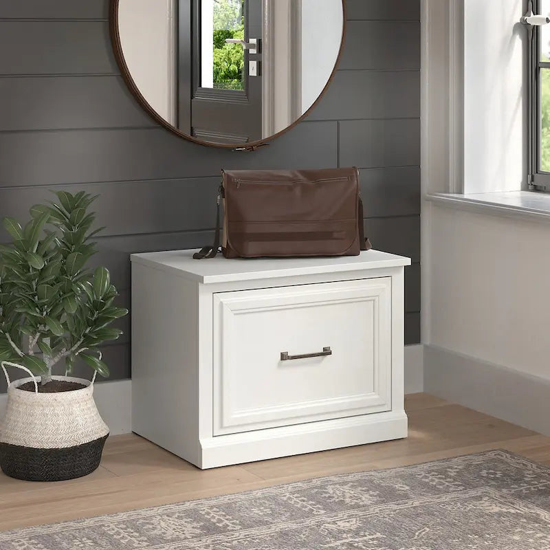 Entryway Shoe Bench with Storage Drawer