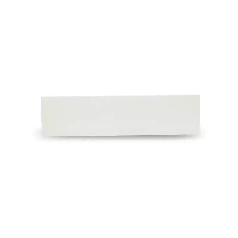 X-Style Modern Dining Room Bench with Wood Seat, 60 x 15 x 18, Pure White