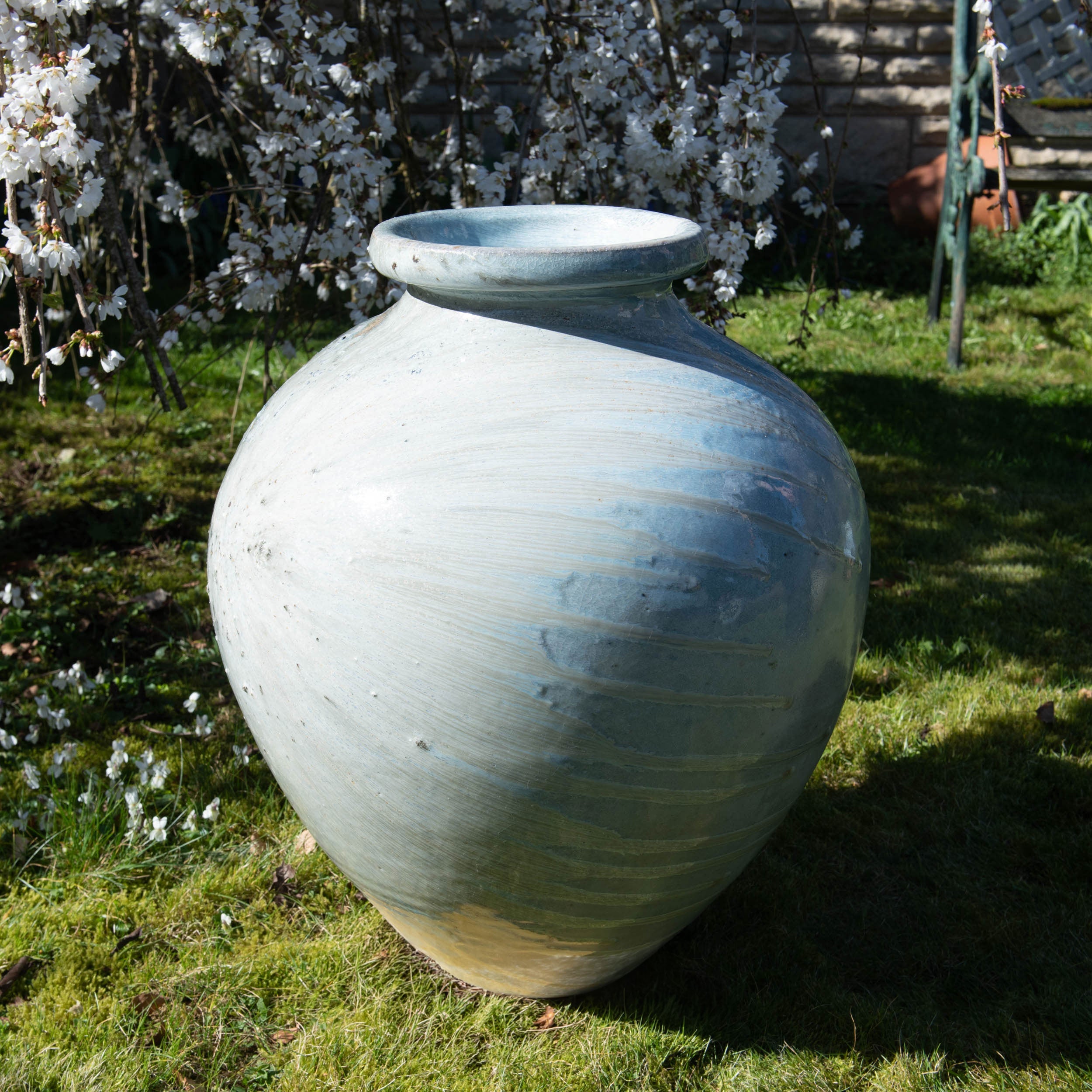 Celadon Ash Large Jar