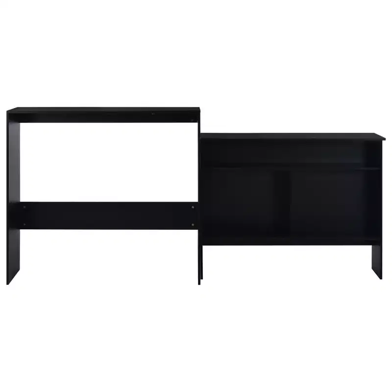 vidaXL Bar Table Pub Table for Kitchen Dining Bistro Table with 2 Table Tops