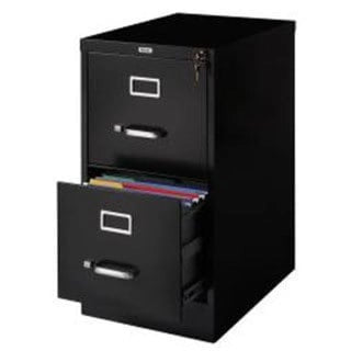22-Deep 2-Drawer Letter Vertical File Cabinet