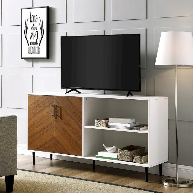 58-Inch Bookmatch TV Stand