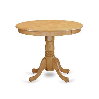 HomeStock Belmont 3-Pc Small Kitchen Table Set, Oak