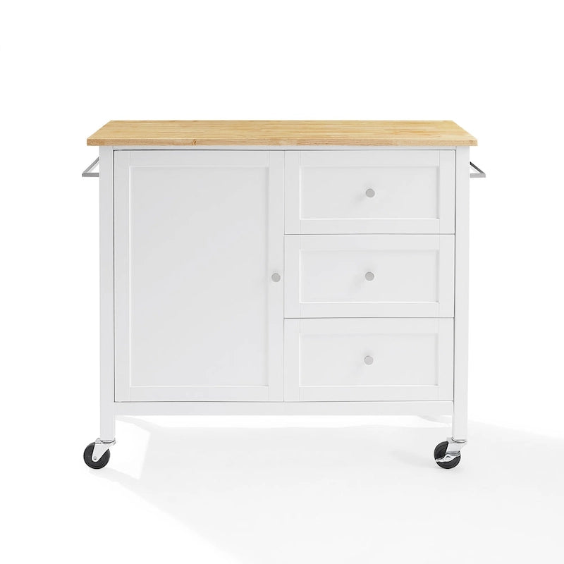 Wood Top Kitchen Island/Cart