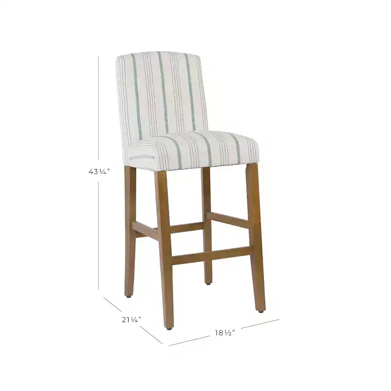 29 Curved Top Barstool - HomePop