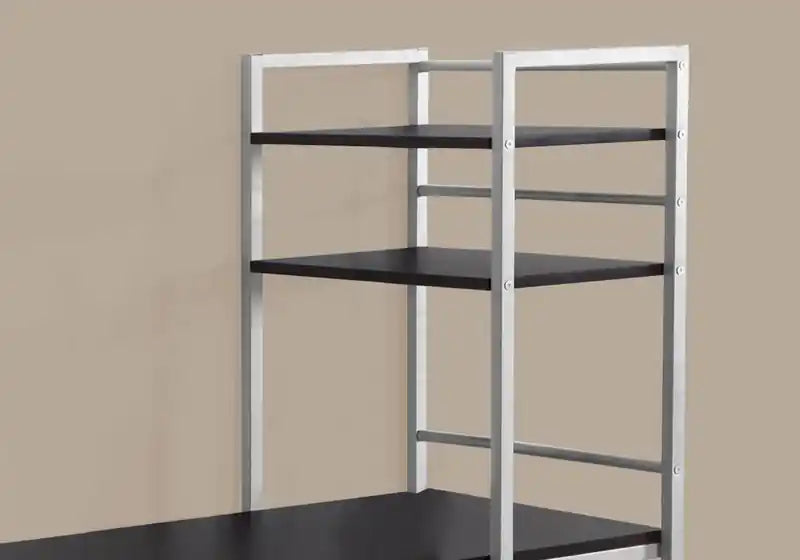 47.25 Office Desk with Open Shelves