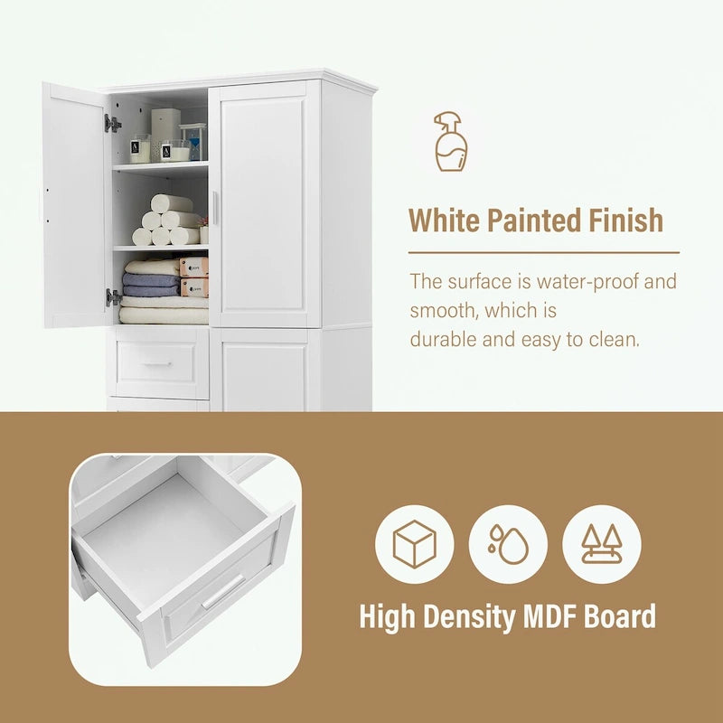 Bathroom Storage Cabinet with Doors