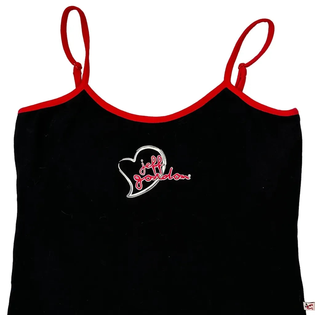 Women's Graphic Sleeveless Top Black Cotton Regular Fit Casual Streetwear XL