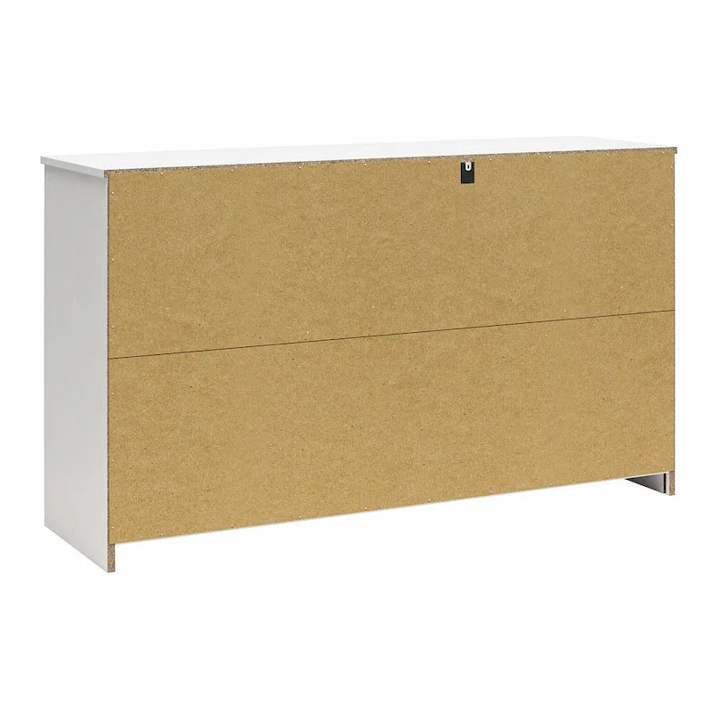 Wide 6-Drawer Dresser with Laminate Finish