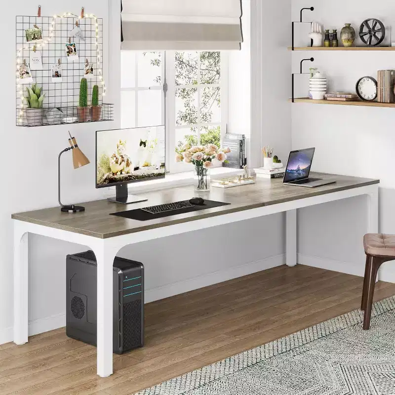 Lantine 78.7 Inches Extra Long Computer Desk