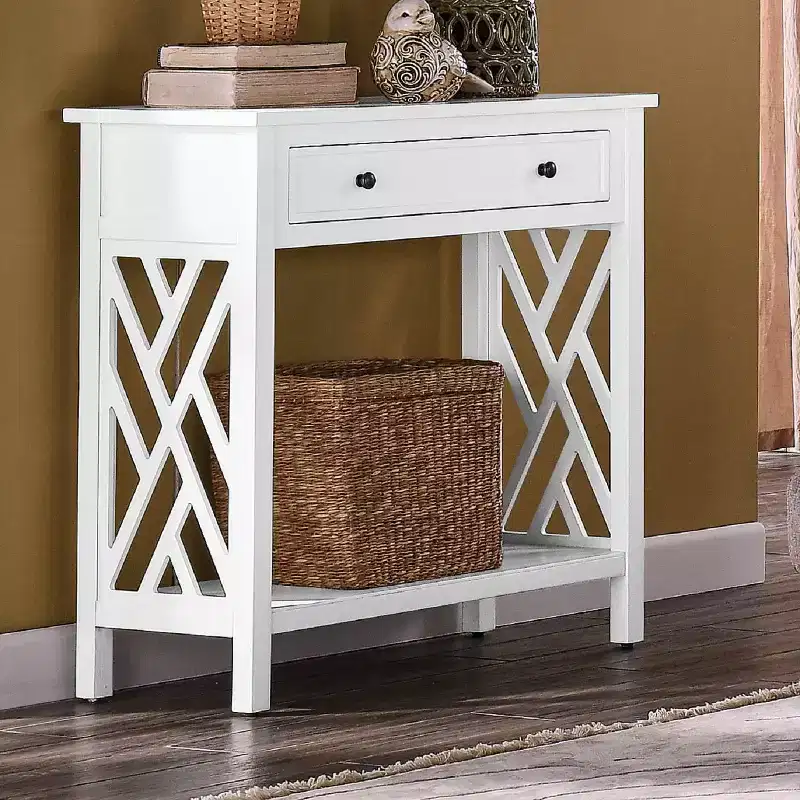 32 Middlebury Wood Console Table with 4 Drawers - Alaterre Furniture