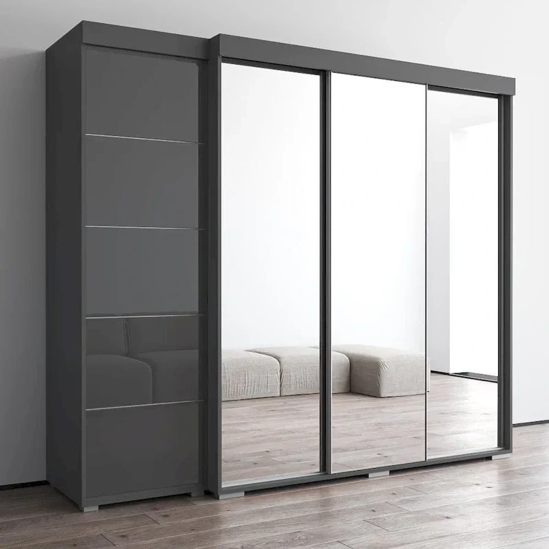 Three-Mirror Wardrobe