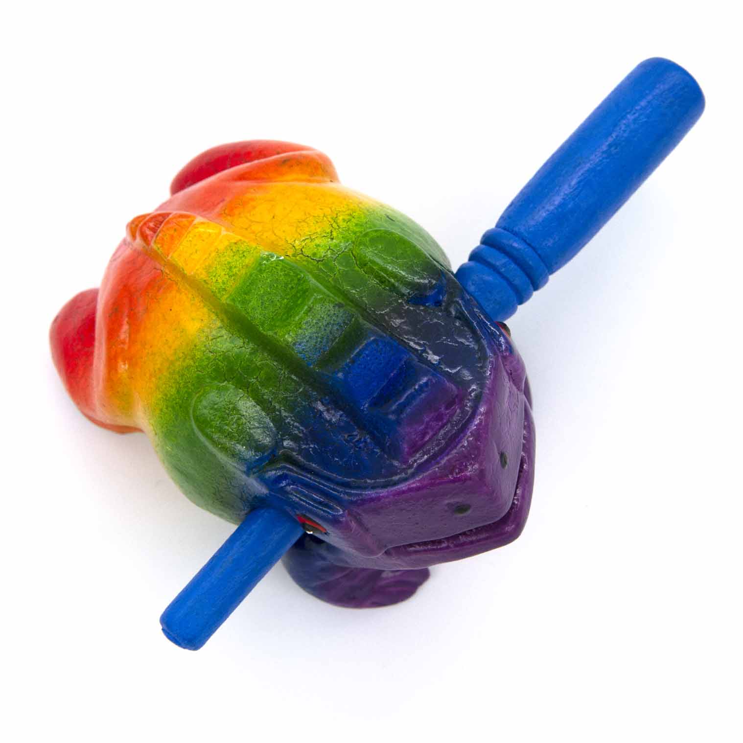 Rainbow Frog Guiro