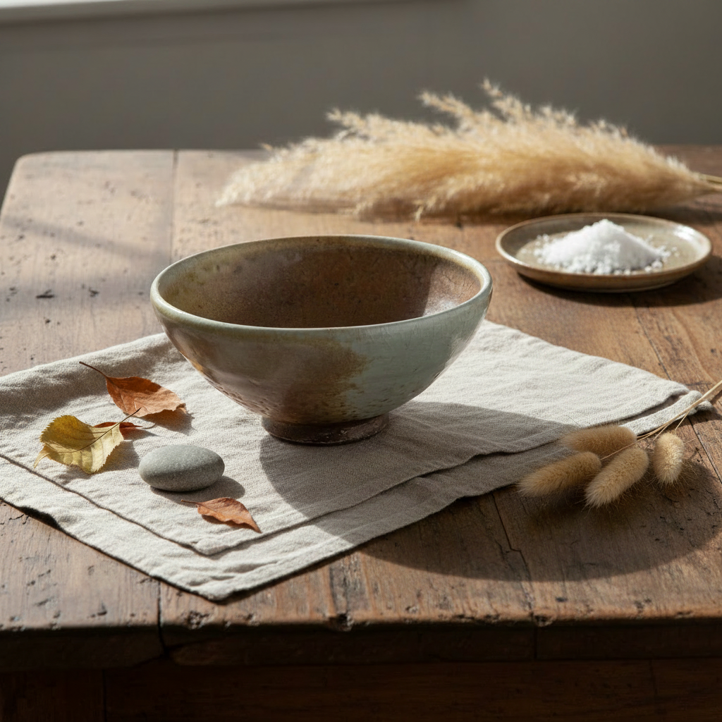 Shino Small Footed Bowl